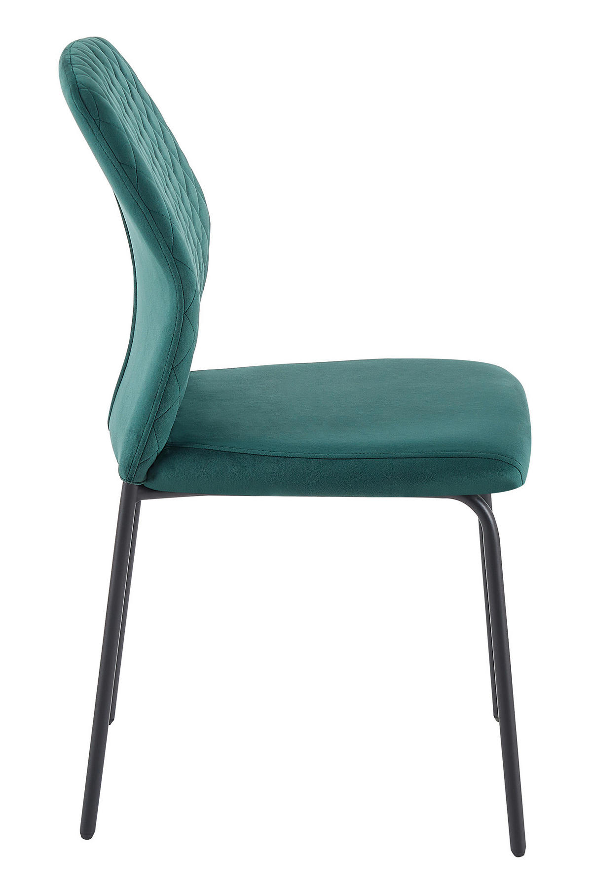 SADA STOLIČIEK 2 kus - čierna/zelená, Modern, kov/textil (46,5/92/56,5cm) - Livetastic