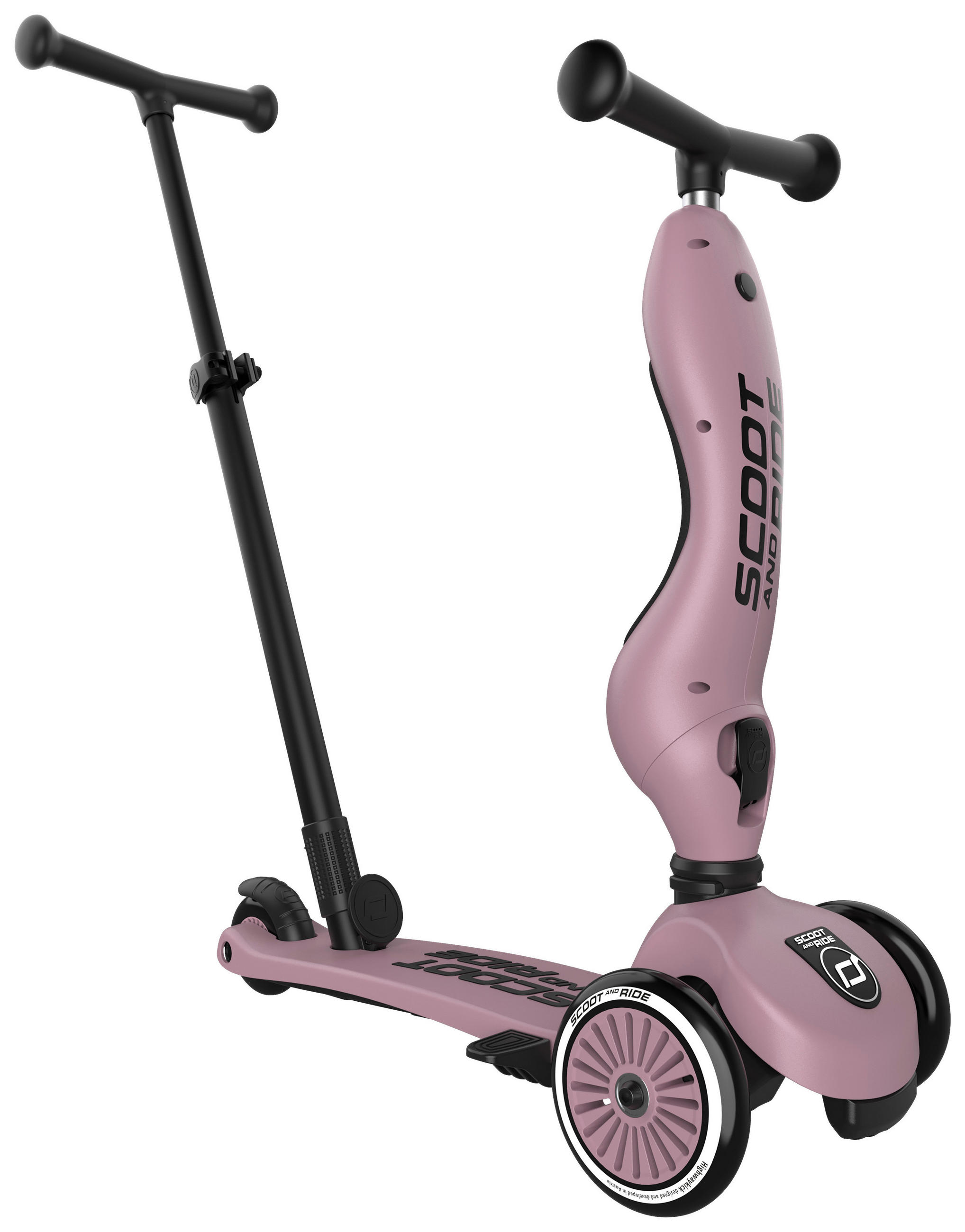 KINDERSCOOTER  - Beere, Trend, Kunststoff (3,1kg) - Scoot and Ride