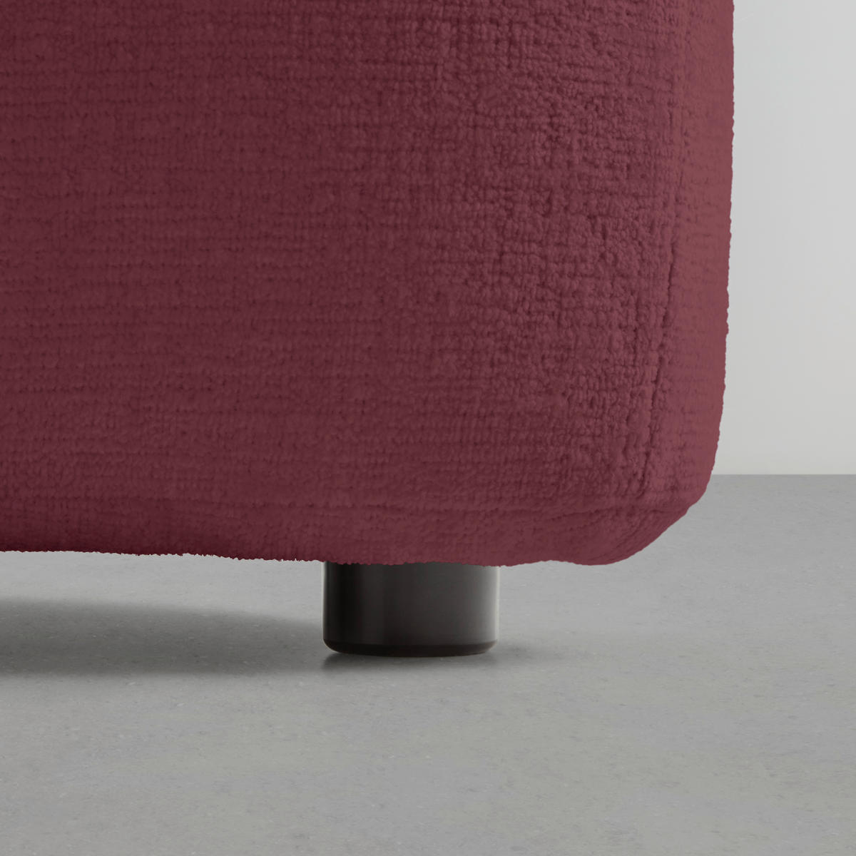 PALL i textil bordeaux  - bordeaux/svart, Modern, textil/plast (102/42/66cm) - MID.YOU