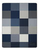 WOHNDECKE Mosaic 150/200 cm  - Silberfarben/Dunkelblau, Design, Textil (150/200cm) - Joop!