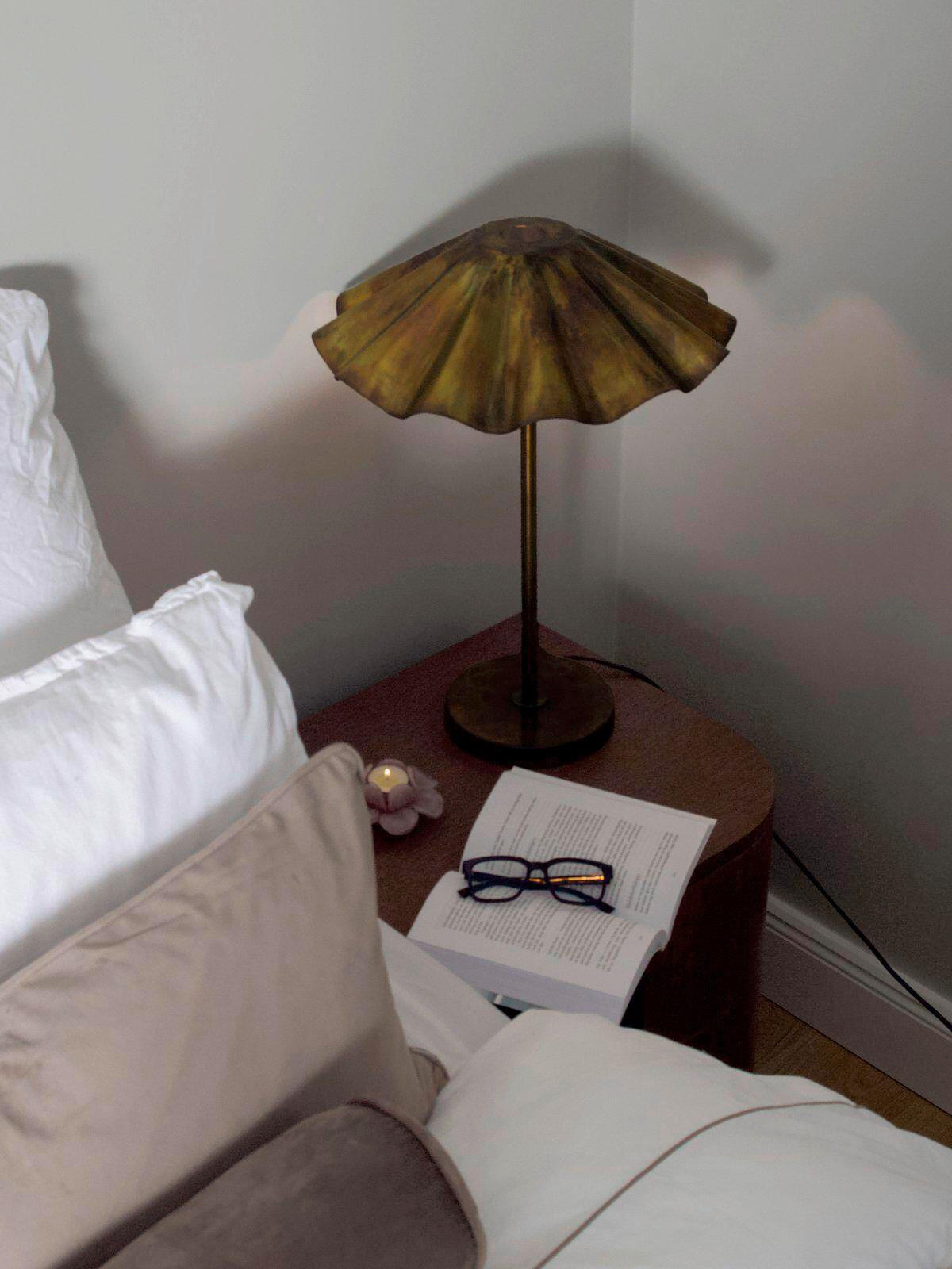 TISCHLEUCHTE Wells 40/54 cm  - Messingfarben/Goldfarben, LIFESTYLE, Metall (40/54cm)