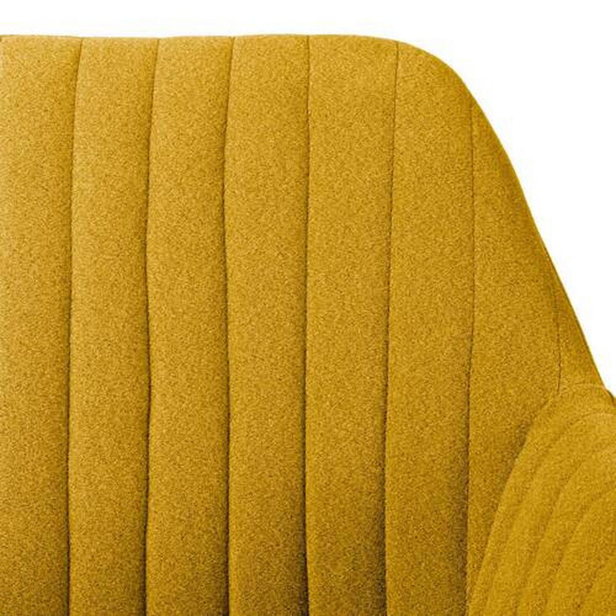 ARMLEHNSTUHL in Holz, Textil Eichefarben, Currygelb  - Currygelb/Eichefarben, MODERN, Holz/Textil (57/83/61cm) - home24