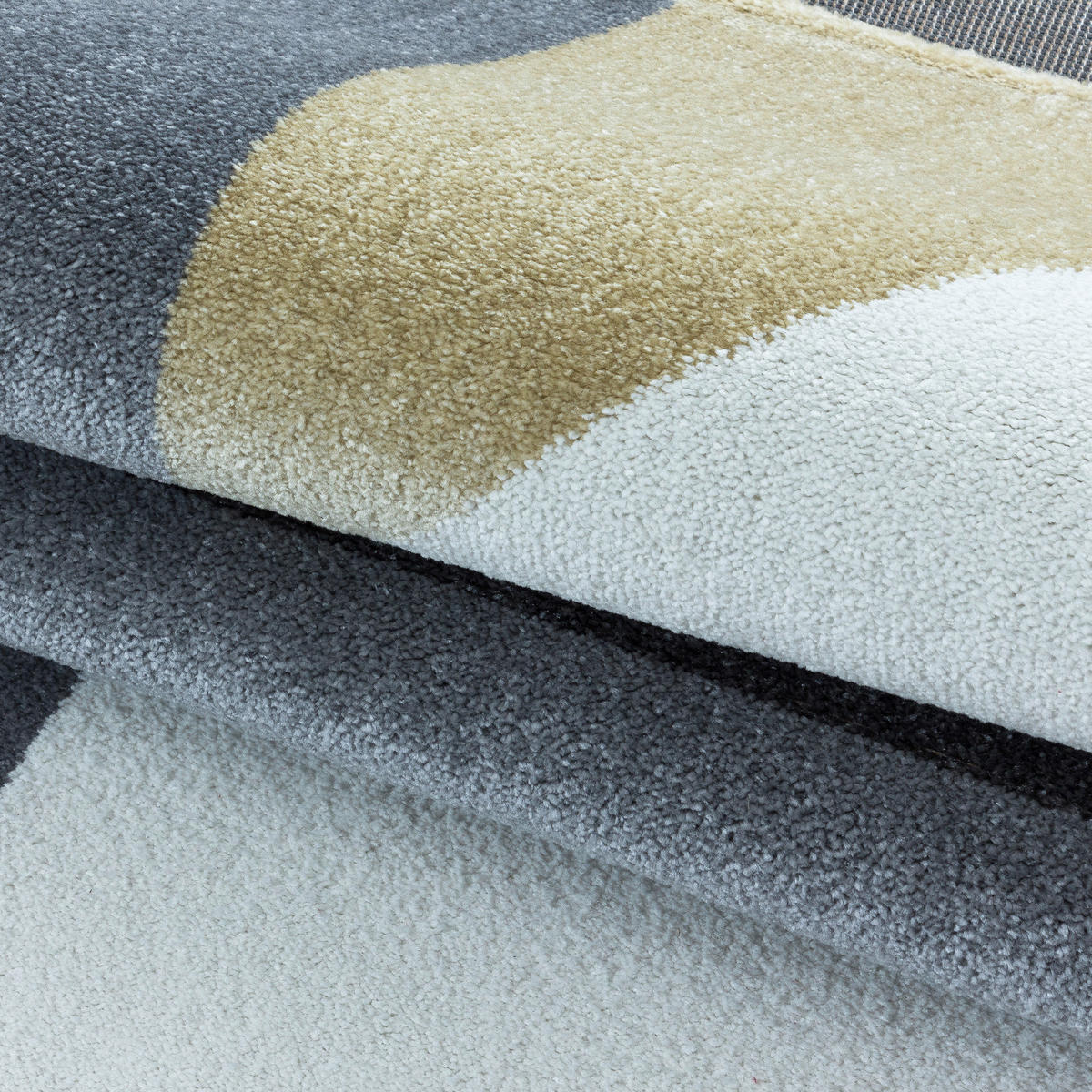 VÄVD MATTA 120/170 cm Ottawa 4205 gelb  - gul, Design, textil (120/170cm)