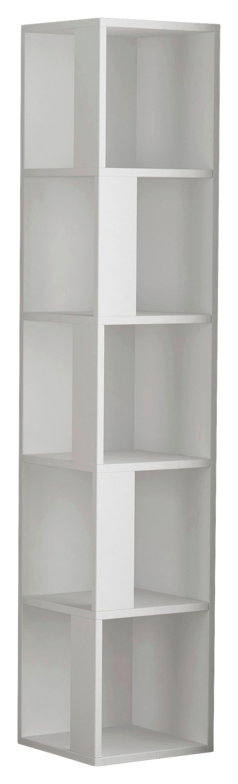 HÖRNHYLLA i 32/159/32 cm vit  - vit, Design, trämaterial (32/159/32cm) - Livetastic