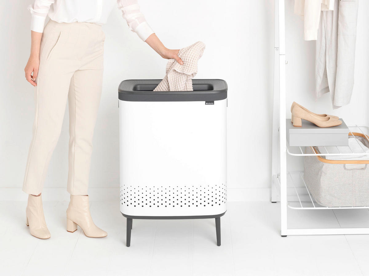 KOŠARA ZA RUBLJE      54/79/32 cm      - bijela, Basics, metal/plastika (54/79/32cm) - Brabantia