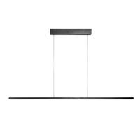 LED-HÄNGELEUCHTE Pendelleuchte 18/18 Down Gestensteuerung 143/1,8/1,8 cm   - Schwarz, Design, Metall (143/1,8/1,8cm) - Ambiente