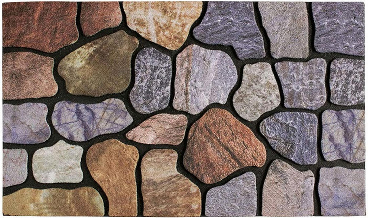 DVEŘNÍ ROHOŽKA, 45/75 cm - šedá, Basics, plast (45/75cm)