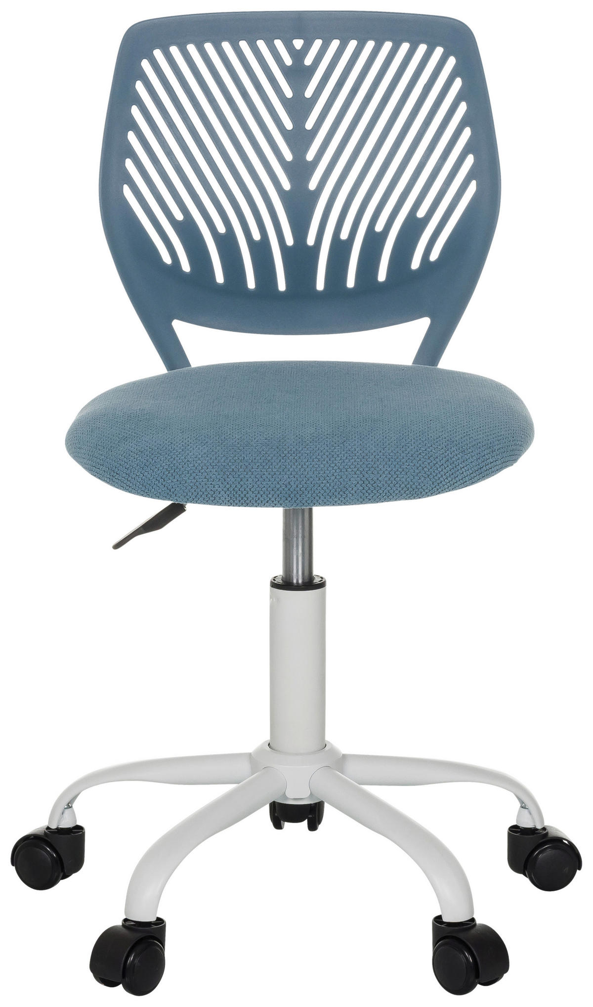 OTOČNÁ ŽIDLE PRO MLÁDEŽ, modrá - bílá/modrá, Moderní, kov/textil (51/75 - 85/51cm) - MID.YOU