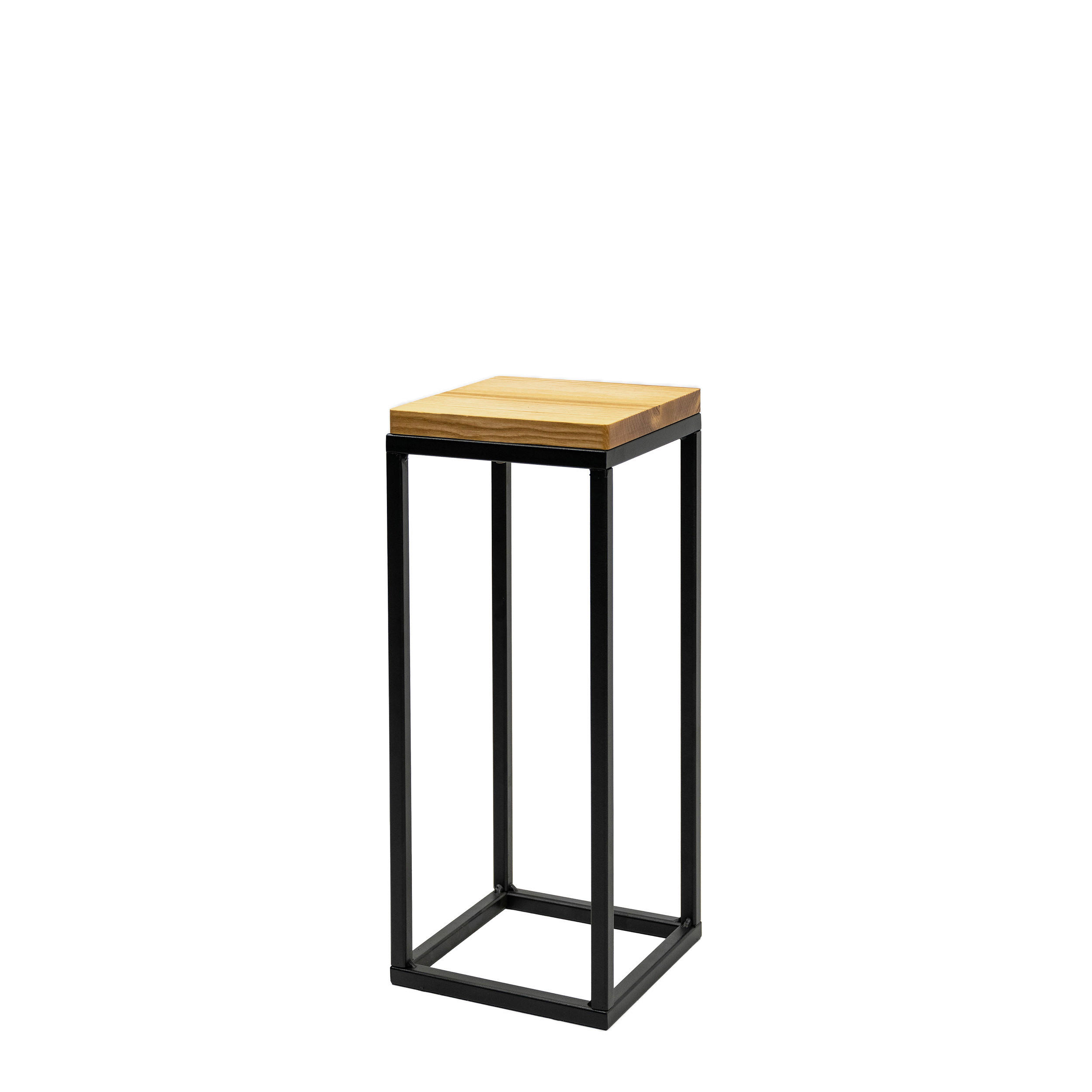 BLUMENSTÄNDER Holz, Metall Esche  - Schwarz, Basics, Holz/Metall (19/47/19cm)