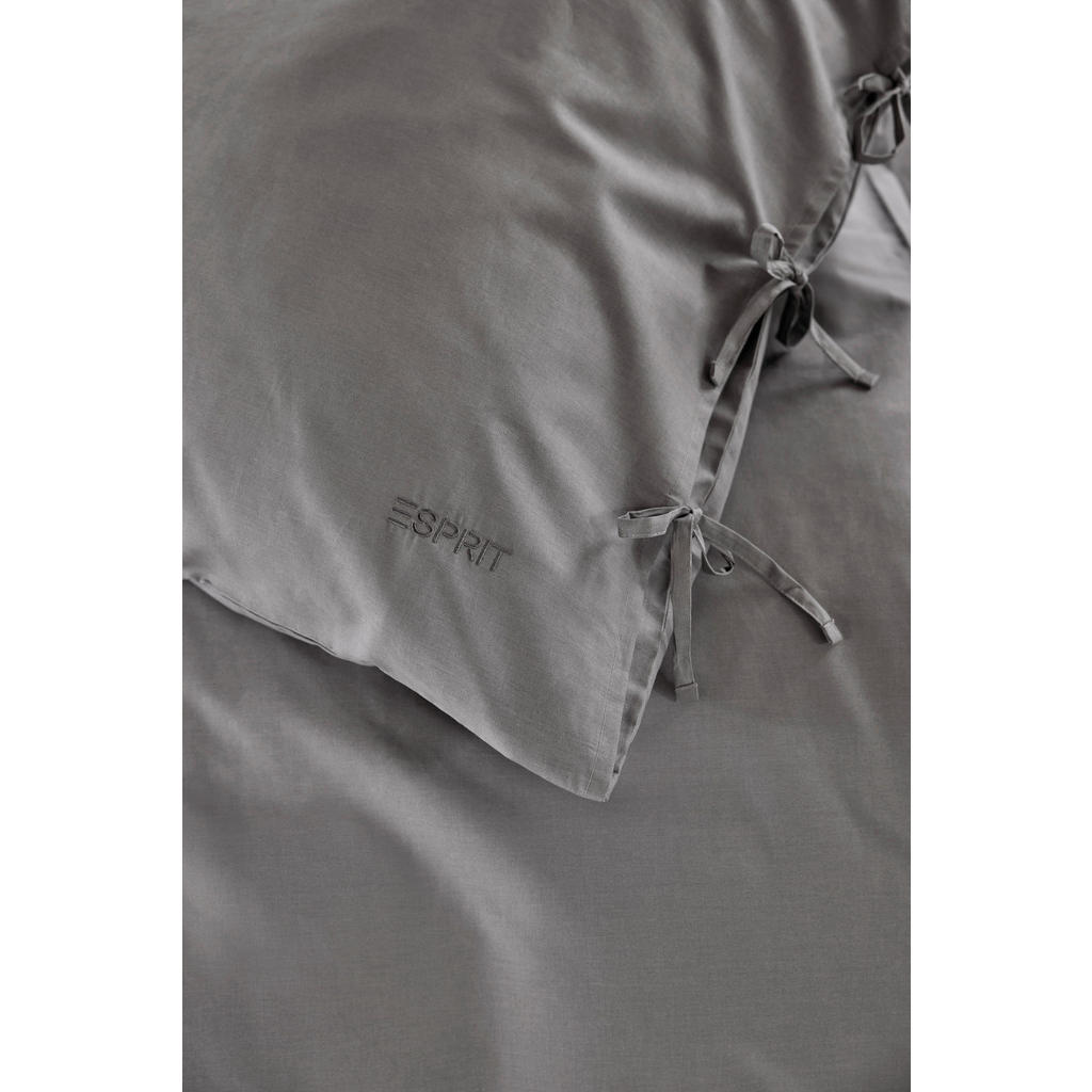 Thumbnail - Esprit Bettwäsche E-Join, Grau, Textil, Uni, 155x220 cm, Oeko-Tex® Standard 100, BCI (Better Cotton Initiative), hautfre...