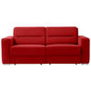 SCHLAFSOFA in Rot  - Rot, KONVENTIONELL, Textil/Metall (202/86/92cm) - Sedda