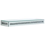 WANDBOARD in 70/6/16 cm Silberfarben  - Silberfarben, Trend, Glas/Holzwerkstoff (70/6/16cm) - Xora