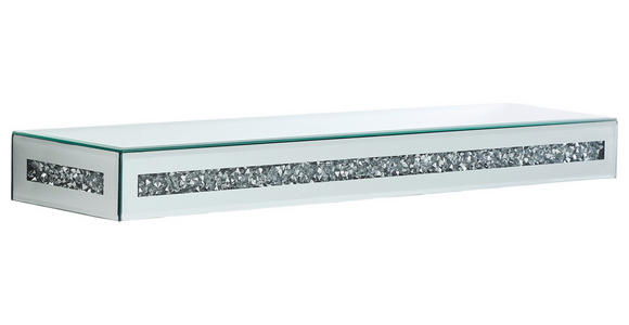 WANDBOARD in 70/6/16 cm Silberfarben  - Silberfarben, Trend, Glas/Holzwerkstoff (70/6/16cm) - Xora