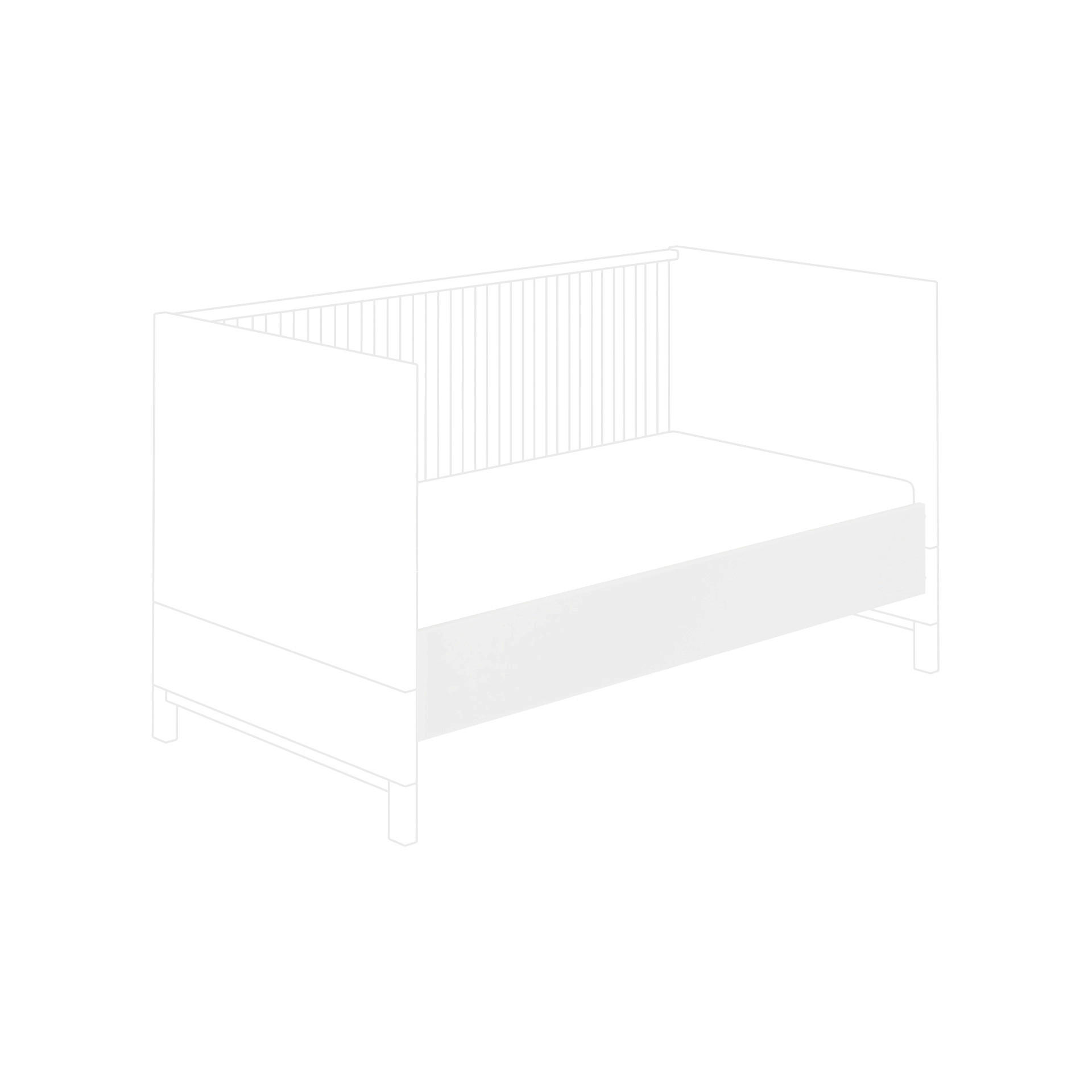 UMBAUSEITEN Olli Umbauseiten  - Weiß, Basics, Holzwerkstoff (139,0cm) - Paidi