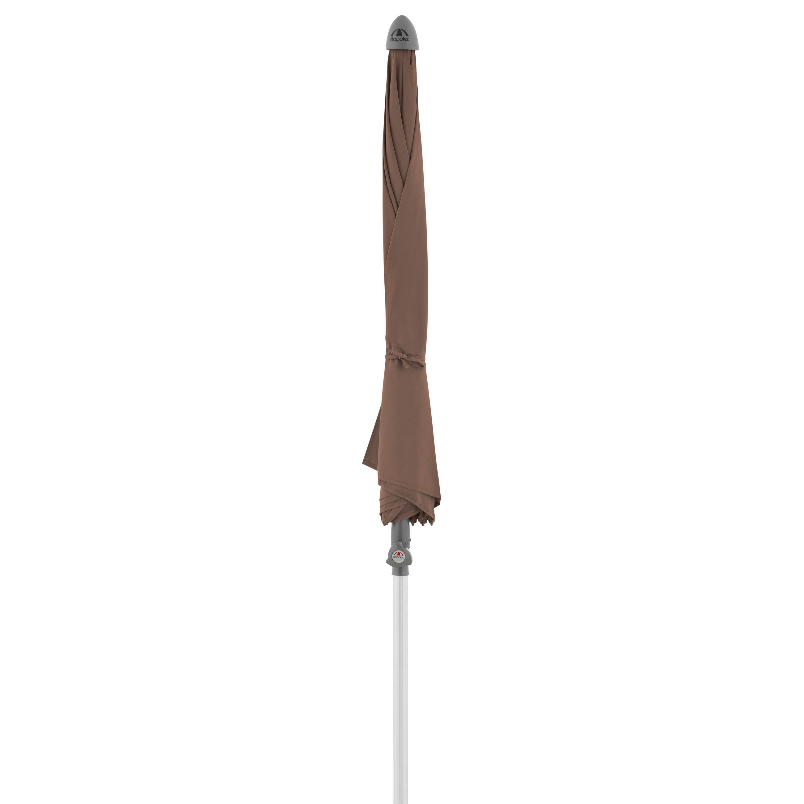 SONNENSCHIRM 200 cm Greige  - Greige/Silberfarben, KONVENTIONELL, Textil/Metall (200/200cm) - Doppler