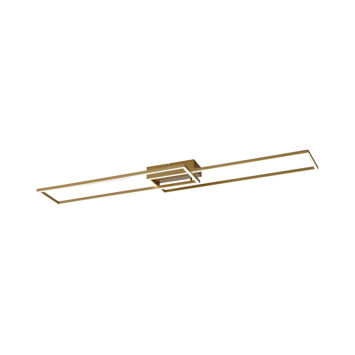 LED SVJETILJKA STROPNA  - boje mjeda, Design, metal/plastika (110,5/25,2/7,2cm)