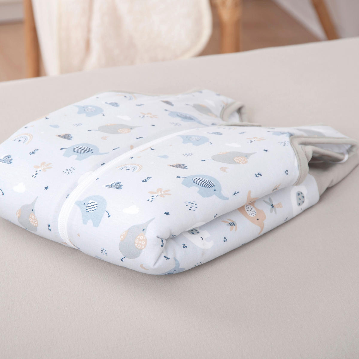 BABYSCHLAFSACK Elephant  70/45 cm     - Weiß, Basics, Textil (70/45cm) - baby best
