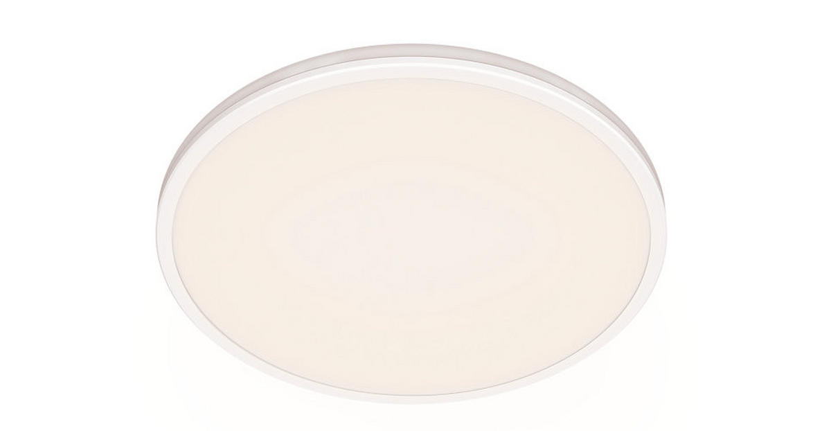 STROPNA LED-SVETILKA  Ozziet /2000 lm/2700/4000 K// - bela, Basics, kovina/umetna masa (30/4,5cm) - Philips