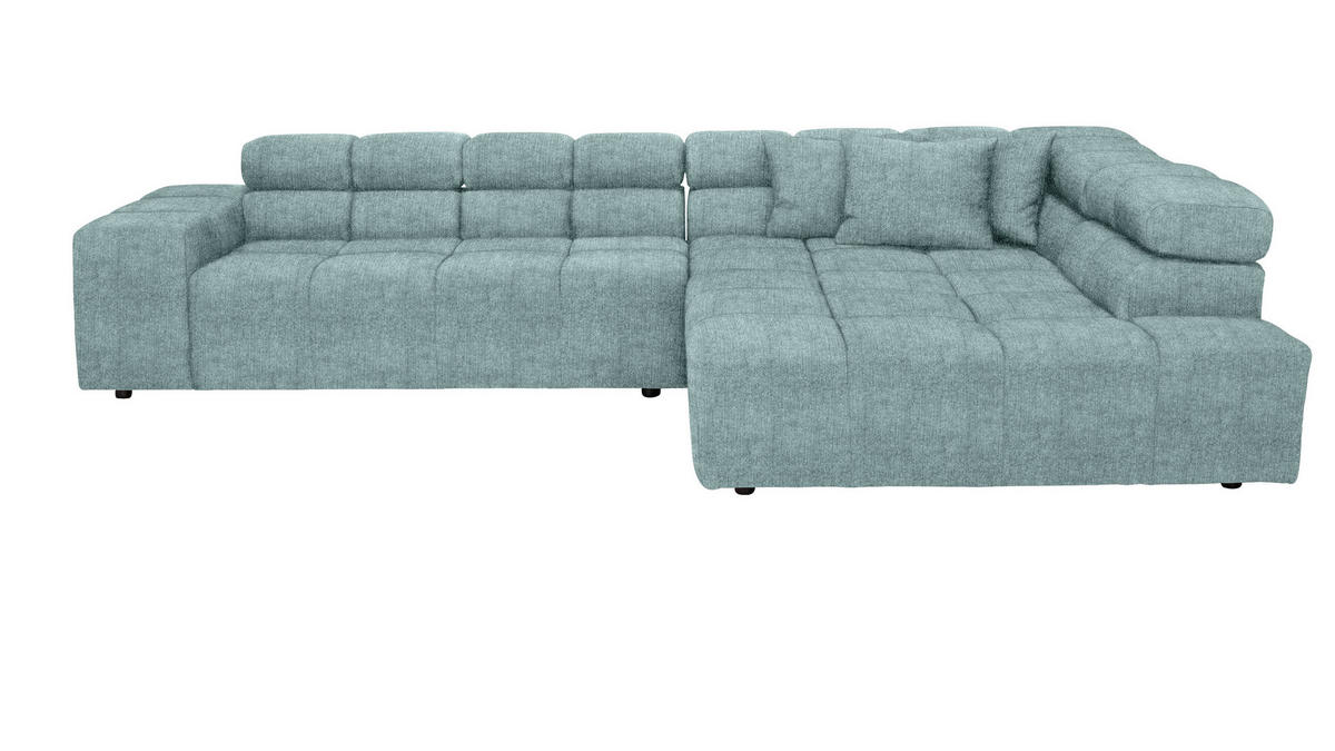 ECKSOFA Blau Velours von HOM'IN