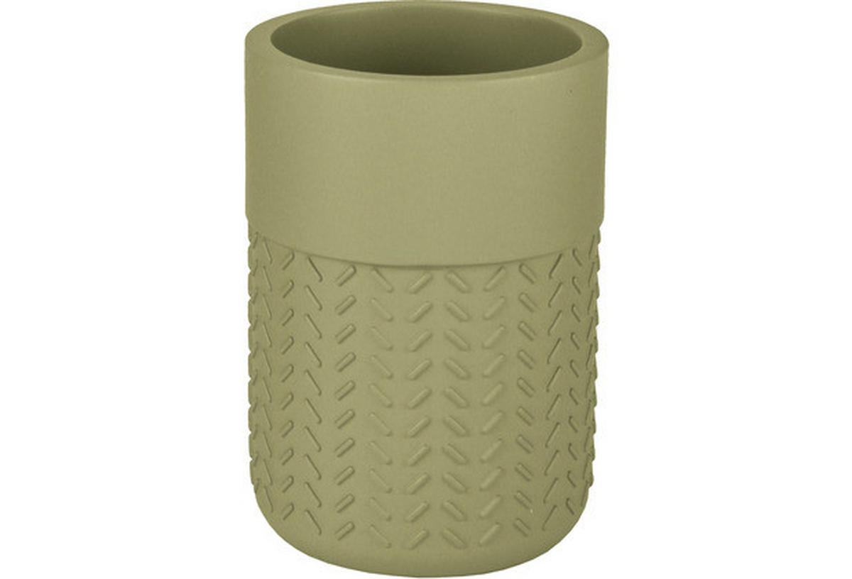 KELÍMEK NA ZUBNÍ KARTÁČEK zelená - zelená, Basics, plast (7.5/11cm) - Kleine Wolke