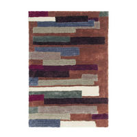 Covor Cu Fir Lung   - maro/multicolor, Basics, textil (120/180cm) - Kayoom