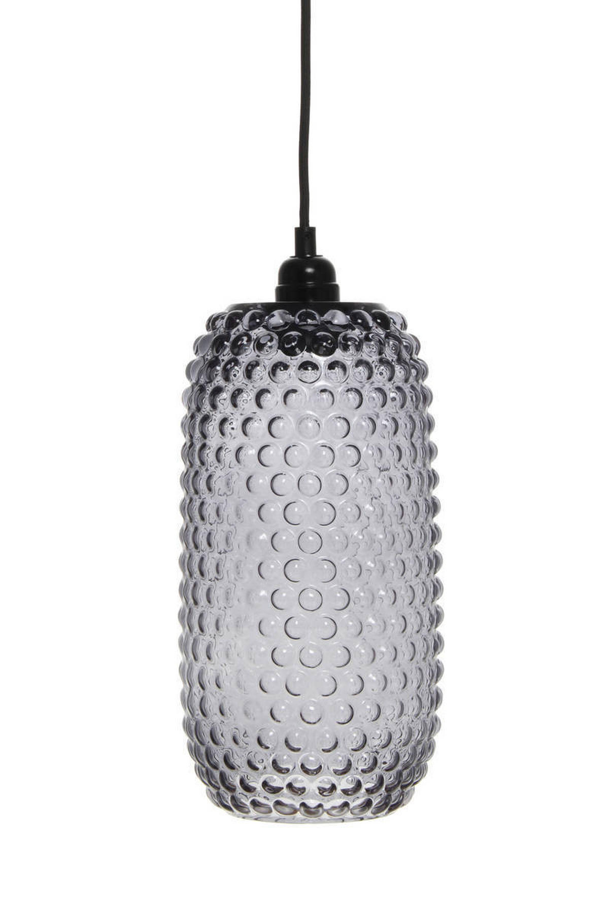 HÄNGLAMPA 15/34/15 cm  - grå, Trend, glas (15/34/15cm) - Kayoom