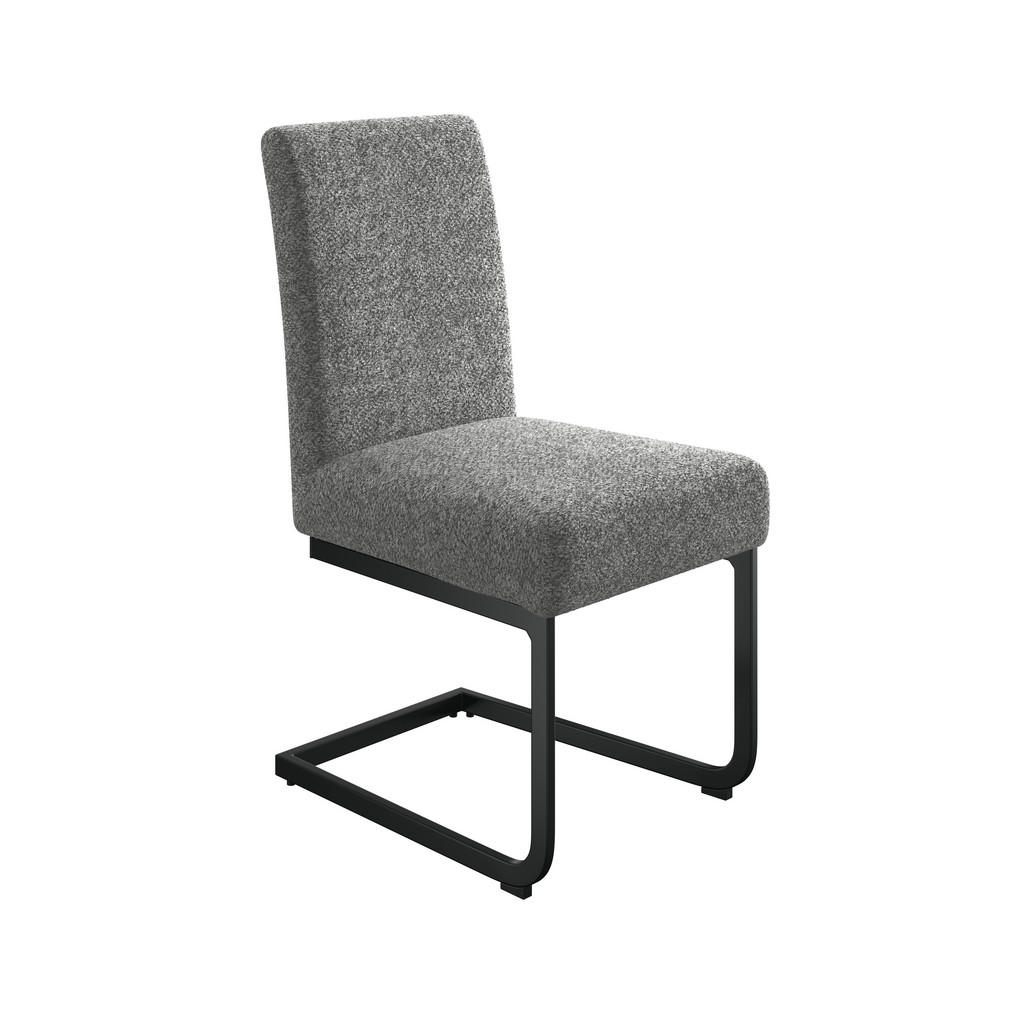 Schwingstuhl Terri Grau Gepolstert