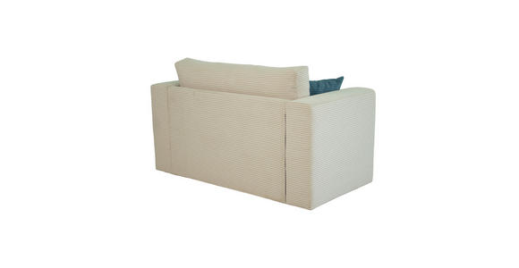 JUGEND- UND KINDERSOFA  in Cord Beige  - Türkis/Beige, KONVENTIONELL, Textil (136/78/72cm) - Xora