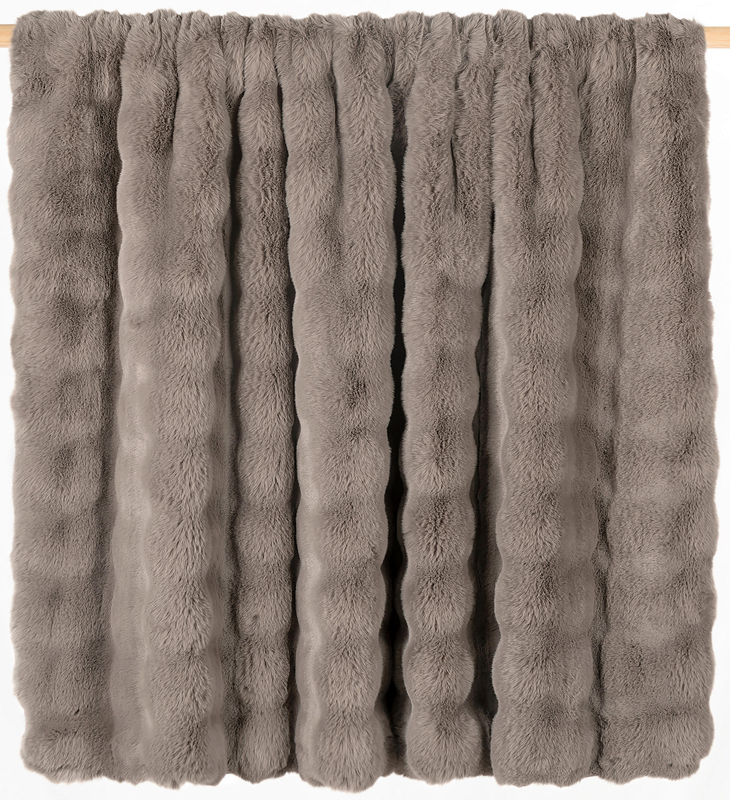 KUSCHELDECKE 140/160 cm  - Braun, KONVENTIONELL, Textil (140/160cm) - Ambia Home