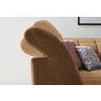 ECKSOFA in Webstoff Braun  - Schwarz/Braun, Design, Holz/Textil (216/302cm) - Xora