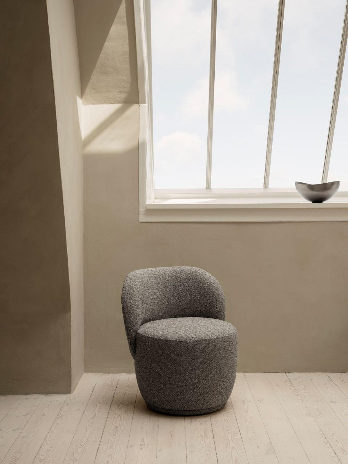 SESSEL in Bouclé Schlammfarben  - Schlammfarben, KONVENTIONELL, Textil (65/71/63cm) - Blomus