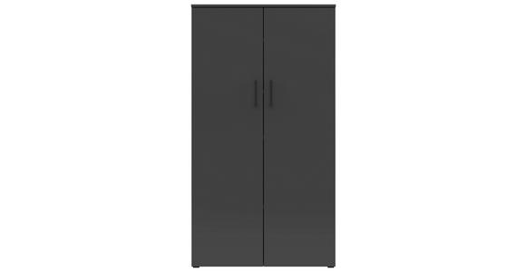 MEHRZWECKSCHRANK 80/147/40 cm  - Anthrazit/Schwarz, MODERN, Holzwerkstoff/Kunststoff (80/147/40cm) - Carryhome