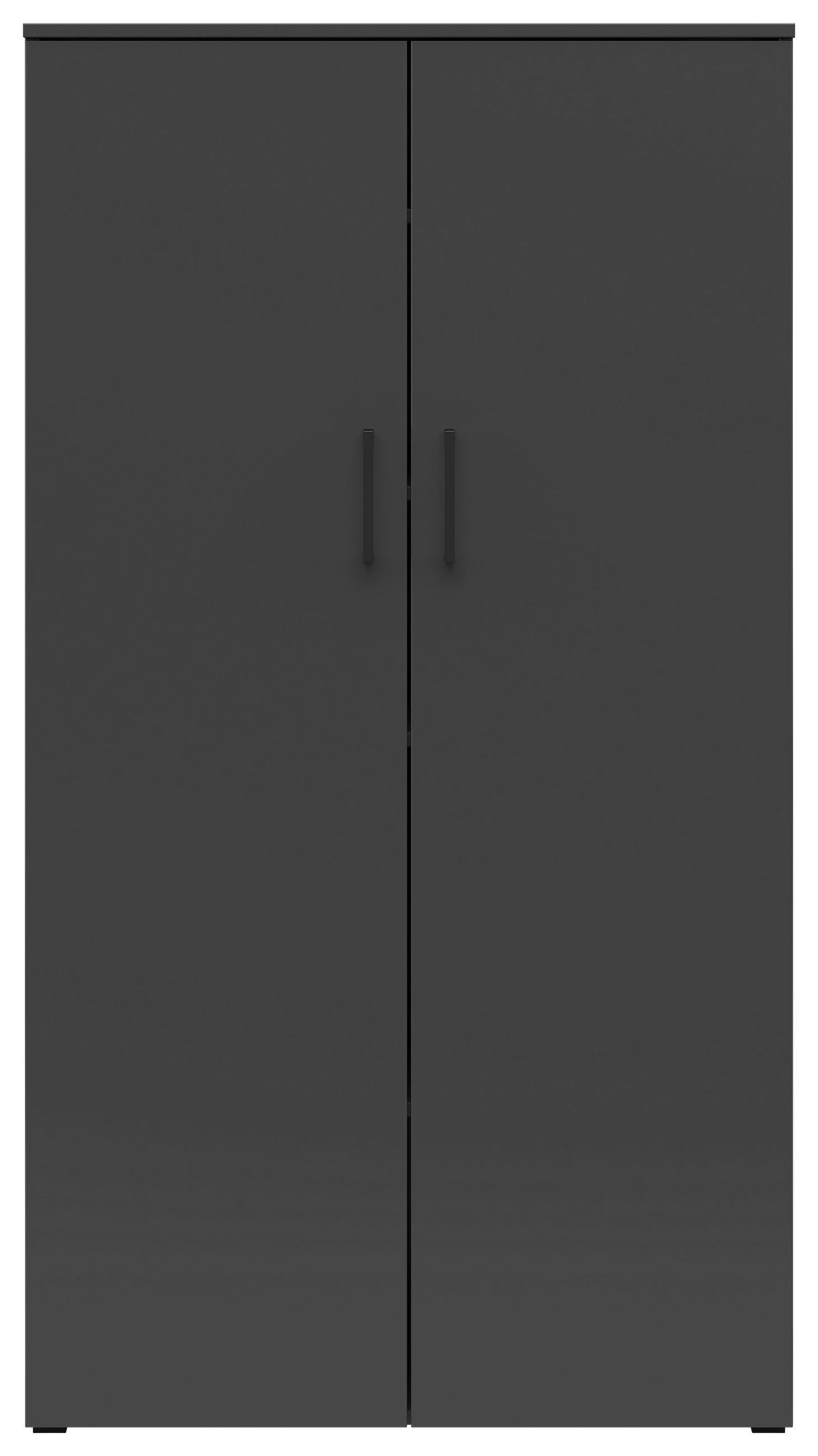 DULAP MULTIFUNCȚIONAL in grafit  - grafit/antracit, Modern, plastic/material pe bază de lemn (80/147/40cm)