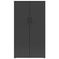MEHRZWECKSCHRANK 80/147/40 cm  in Graphitfarben  - Anthrazit/Schwarz, MODERN, Holzwerkstoff/Kunststoff (80/147/40cm) - Carryhome