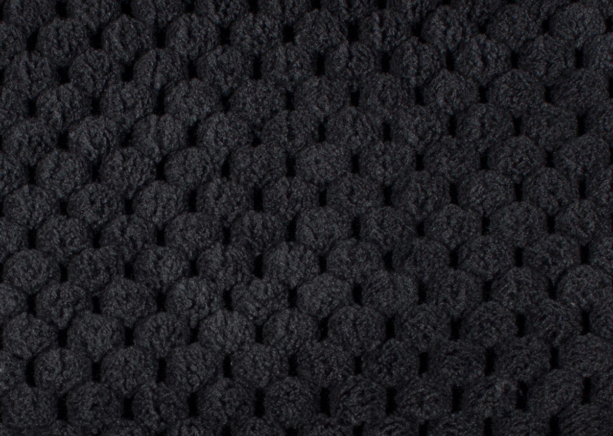 ECKSOFA in Velours Anthrazit  - Anthrazit/Schwarz, Konventionell, Kunststoff/Textil (285/177cm) - MID.YOU