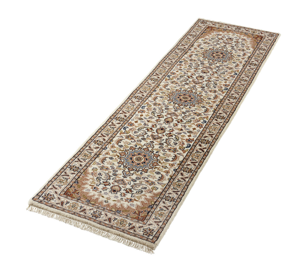 ORIENTTEPPICH 80/300 cm Nain Cream  - Creme, Lifestyle, Textil (80/300cm) - Cazaris