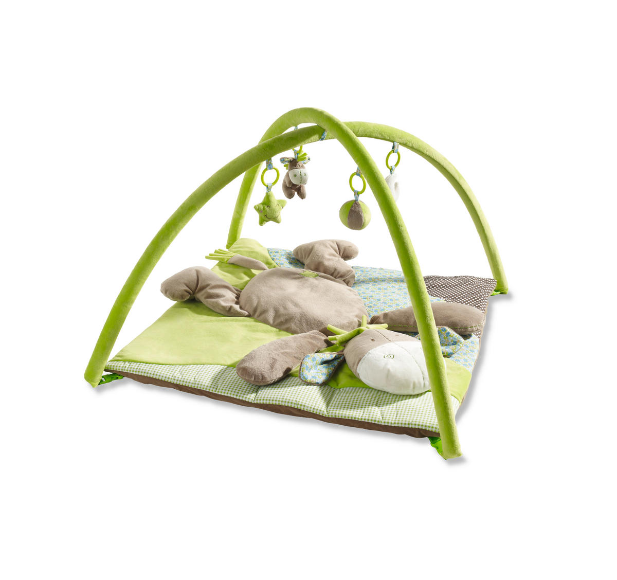 SPIELBOGEN DIEGO  - Schlammfarben/Grün, Basics, Kunststoff/Textil (80/80/60cm) - My Baby Lou