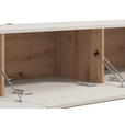 HÄNGELOWBOARD Kaschmir, Eiche Artisan  - Kaschmir/Eiche Artisan, Basics, Holzwerkstoff (192/32/41,5cm) - Carryhome