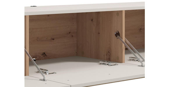 HÄNGELOWBOARD Kaschmir, Eiche Artisan  - Kaschmir/Eiche Artisan, Basics, Holzwerkstoff (192/32/41,5cm) - Carryhome