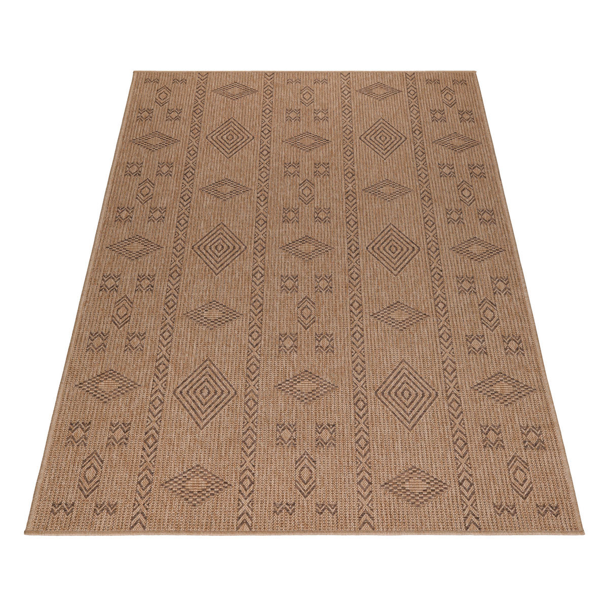 OUTDOORTEPPICH 160/230 cm Dhaka Beige  - Beige, Basics, Textil (160/230cm) - Novel