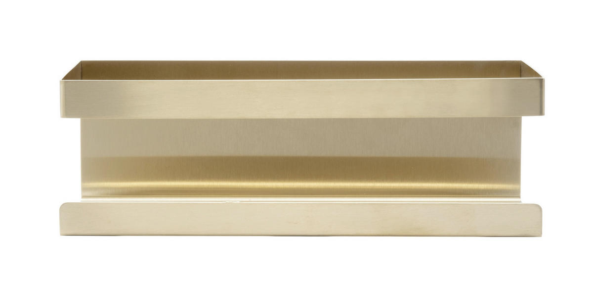 DUSCHABLAGE - Goldfarben, KONVENTIONELL, Metall (25/8/11,5cm) - Schöner Wohnen