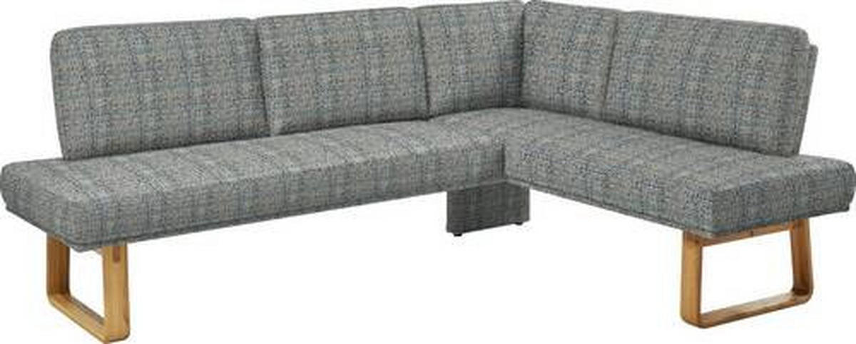 ECKBANK 265/174 cm  in Grau, Eichefarben  - Eichefarben/Grau, Design, Holz/Textil (265/174cm) - Dieter Knoll