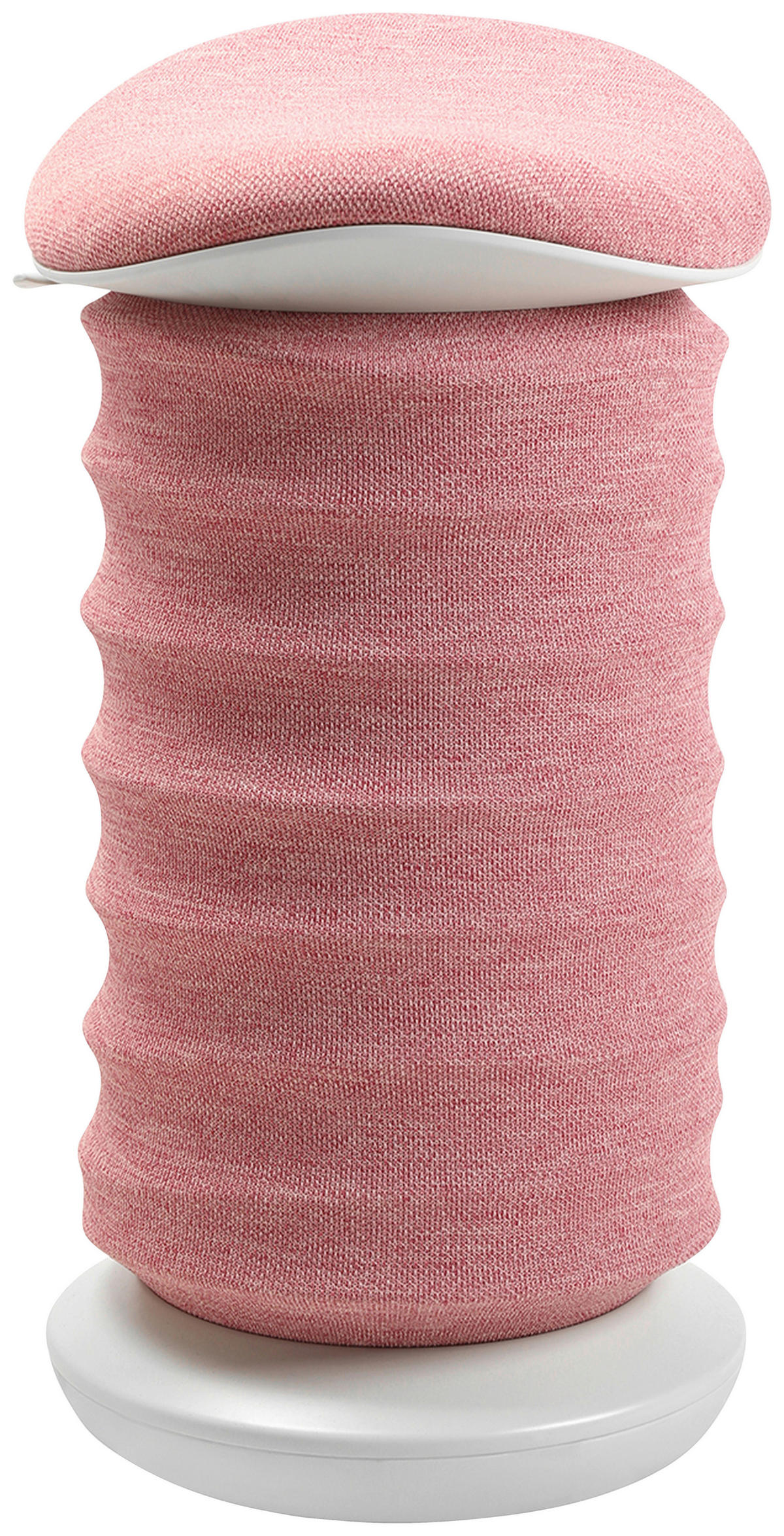 BÜROHOCKER 37,5/53-64/36 cm  - Rosa/Weiß, Design, Kunststoff/Textil (37,5/53-64/36cm) - Topstar