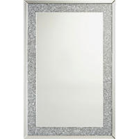 WANDSPIEGEL 80/120/4 cm    in rechteckig  - Silberfarben, Design, Glas/Holzwerkstoff (80/120/4cm) - Xora