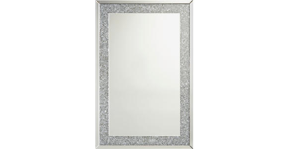 WANDSPIEGEL 80/120/4 cm    - Silberfarben, Design, Glas/Holzwerkstoff (80/120/4cm) - Xora