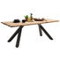 ESSTISCH in Holz, Metall 200/100/77 cm - Eichefarben/Schwarz, Design, Holz/Metall (200/100/77cm) - Novel ESSTISCH in Holz, Metall 200/100/77 cm - Eichefarben/Schwarz, Design, Holz/Metall (200/100/77cm) - Novel