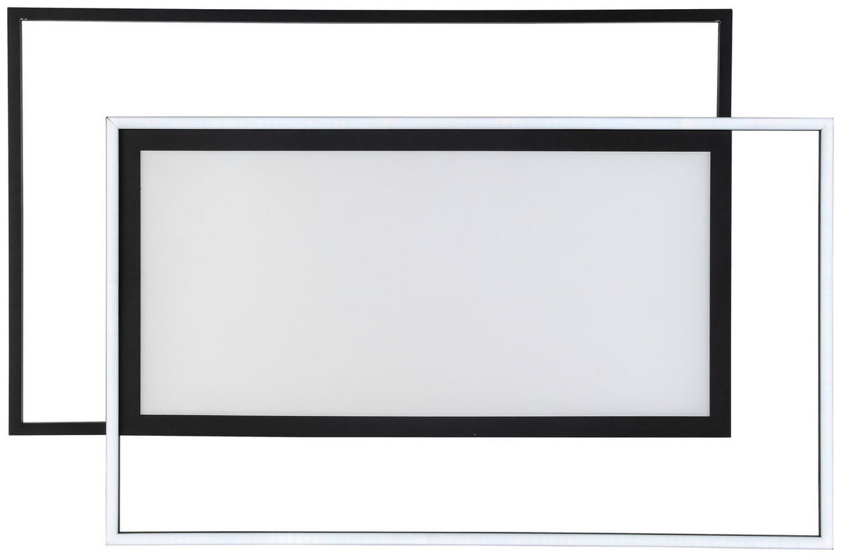LED-PANEEL 80,8/52,8/6 cm  - Schwarz, Trend, Kunststoff/Metall (80,8/52,8/6cm) - Novel