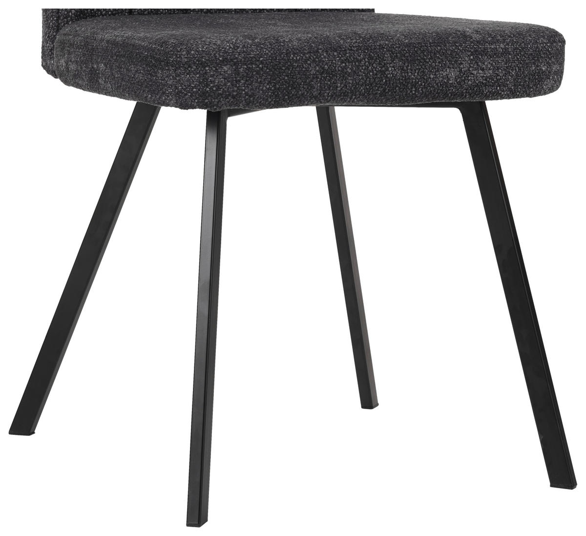 ŽIDLE, šedá - šedá/černá, Design, kov/textil (45/92/59cm) - Boxxx