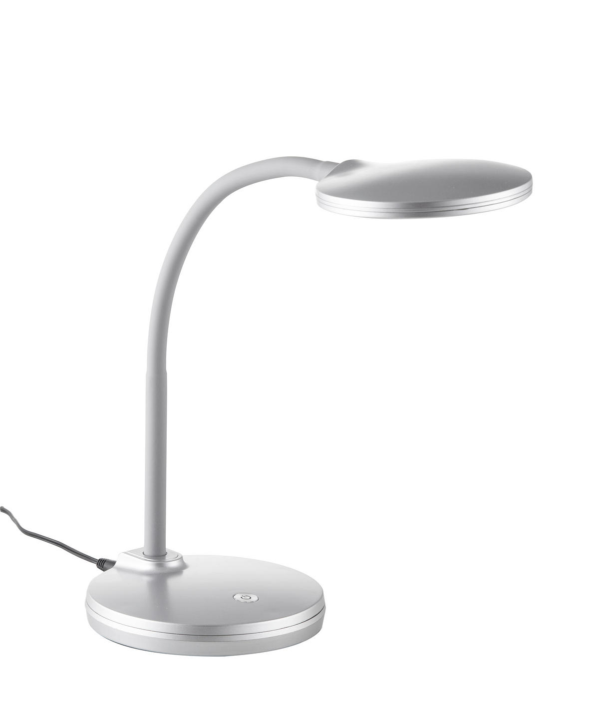LED-TISCHLEUCHTE 18/13,2/35 cm   - Silberfarben, Basics, Kunststoff (18/13,2/35cm) - Novel