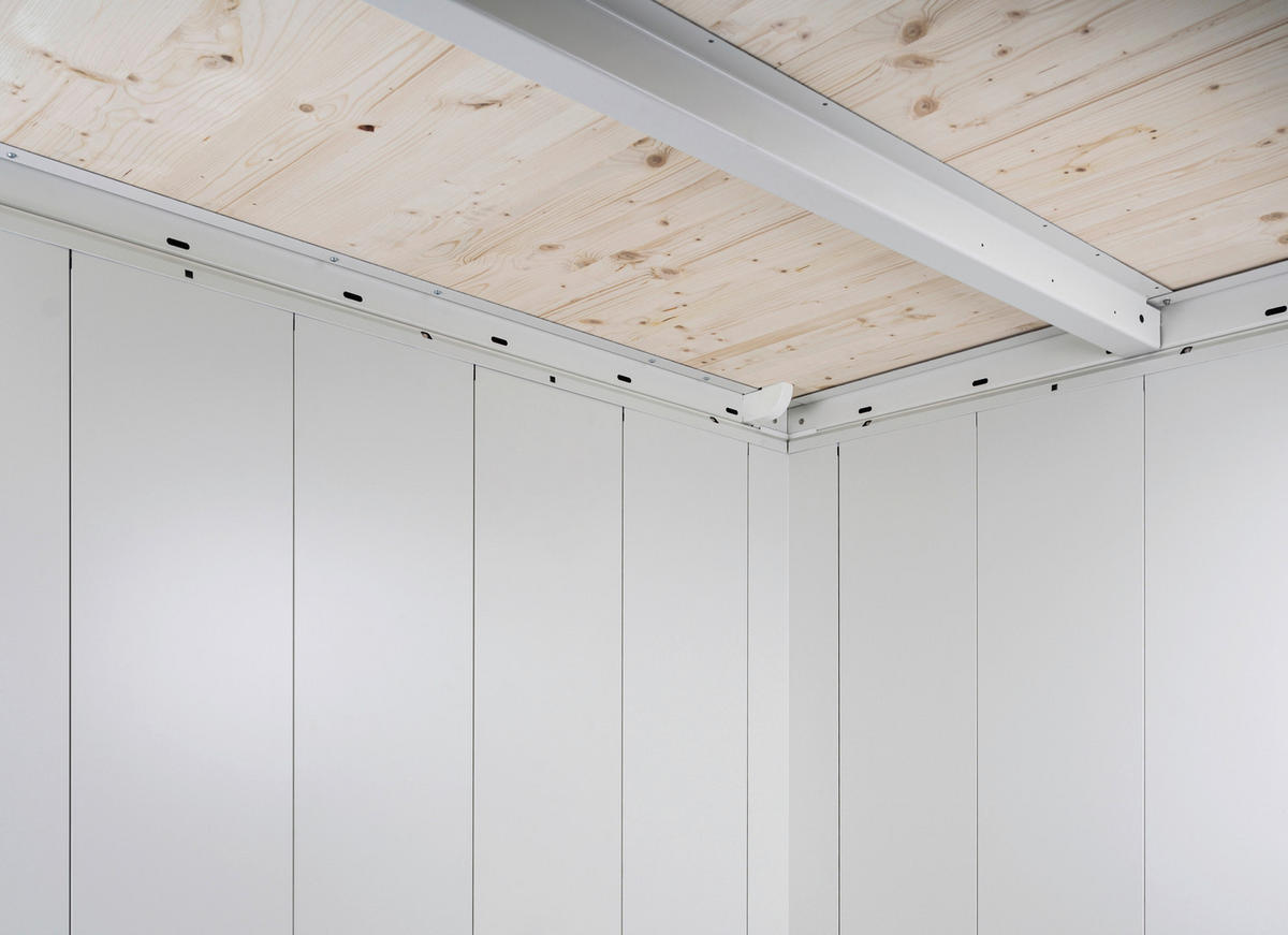 GERÄTEHAUS Metall  - Silberfarben, Basics, Metall (180/220/236cm) - Biohort